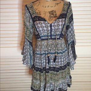 Bohemian flowy dress